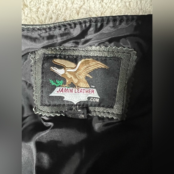 Men’s XL Jamin Leather Grey Leather Vest GUC - Picture 4 of 8